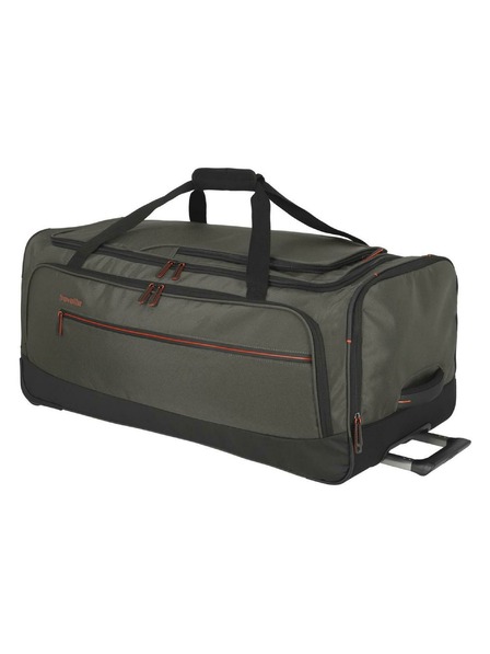 Travelite Cestovní taška Travelite Crosslite 5.0 Wheeled Duffle L Dark Olive