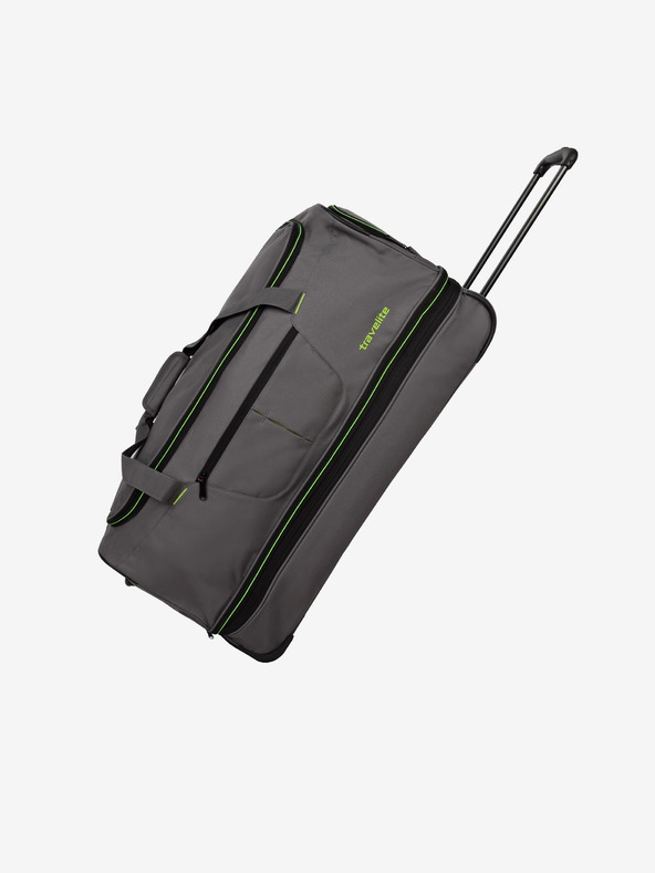 Travelite Cestovní taška Travelite Basics Wheeled duffle L Grey/green