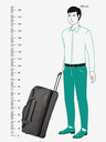 Travelite Cestovní taška Travelite Basics Wheeled duffle L Grey/green