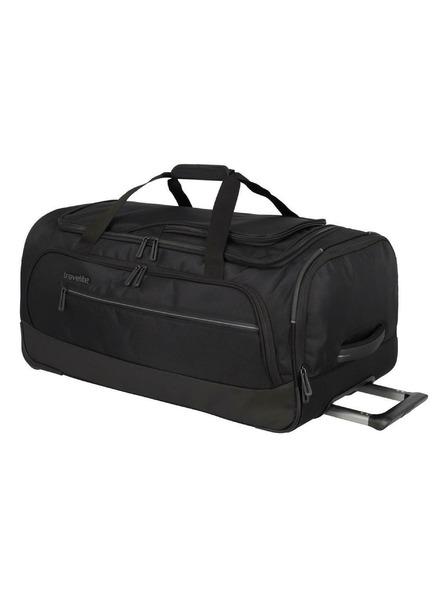 Travelite Cestovní taška Travelite Crosslite 5.0 Wheeled Duffle M Black