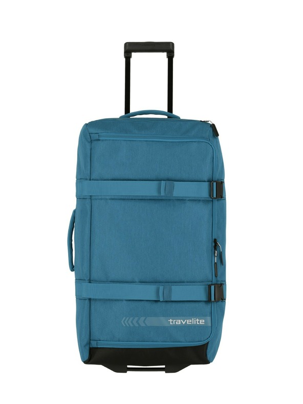 Travelite Cestovní taška Travelite Kick Off Wheeled Duffle L - petrolejová