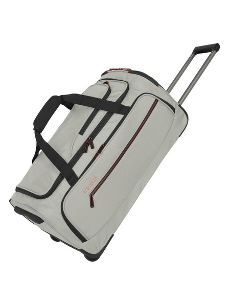 Travelite Cestovní taška Travelite Crosslite 5.0 Wheeled Duffle M White Sand