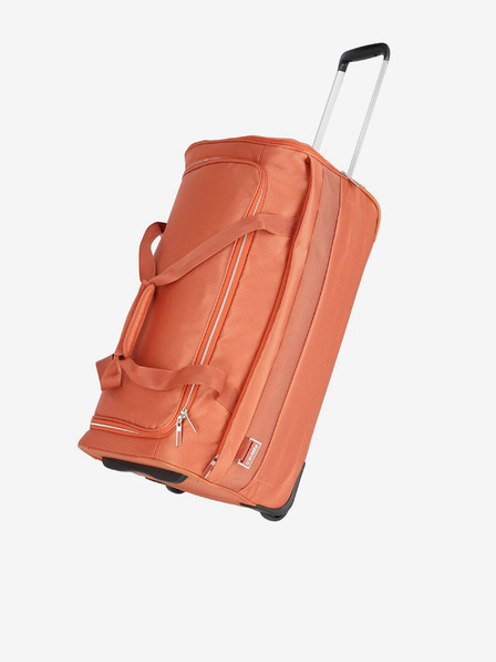 Travelite Oranžová cestovní taška Travelite Miigo Wheeled duffle Copper/chutney