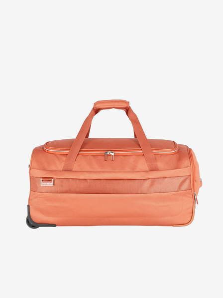 Travelite Oranžová cestovní taška Travelite Miigo Wheeled duffle Copper/chutney