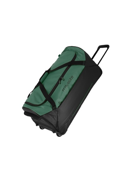 Travelite Cestovní taška Travelite Basics Trolley Travel Bag Black/green