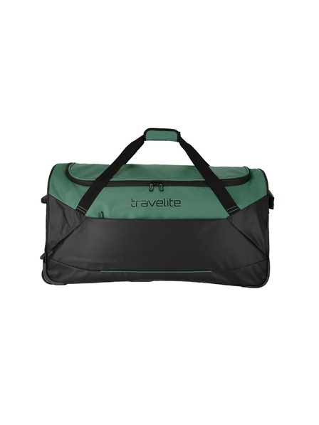 Travelite Cestovní taška Travelite Basics Trolley Travel Bag Black/green