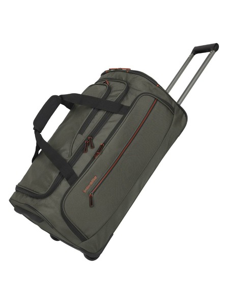 Travelite Cestovní taška Travelite Crosslite 5.0 Wheeled Duffle M Dark Olive