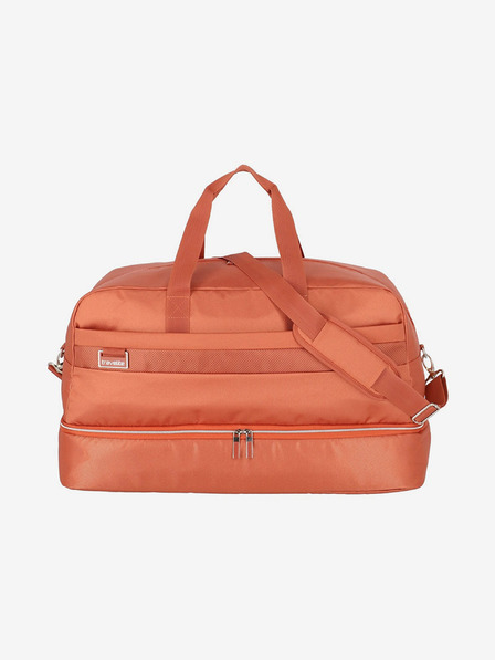 Travelite Oranžová cestovní taška Travelite Miigo Weekender Copper/chutney