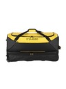 Travelite Cestovní taška Travelite Basics Wheeled Duffle exp. Black/yellow