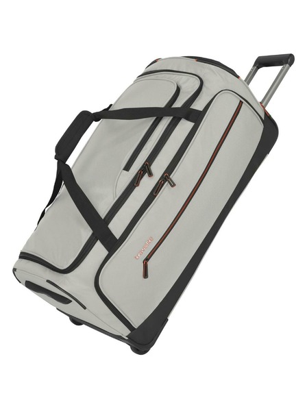 Travelite Cestovní taška Travelite Crosslite 5.0 Wheeled Duffle L White Sand