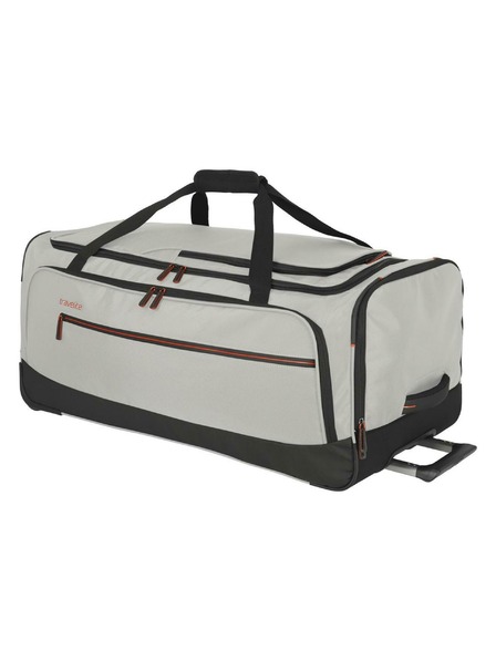 Travelite Cestovní taška Travelite Crosslite 5.0 Wheeled Duffle L White Sand
