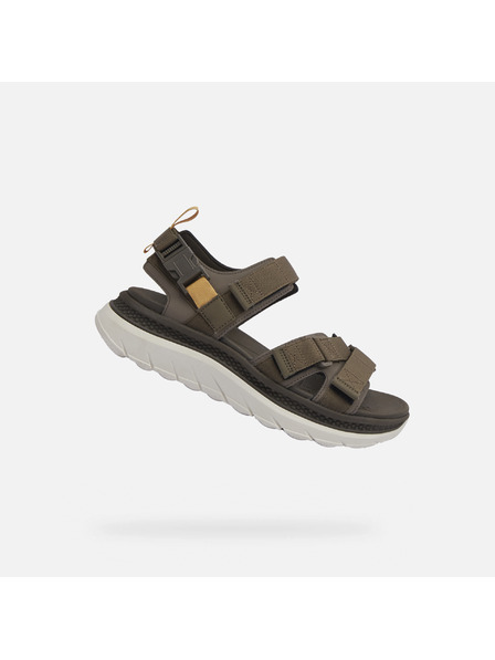 Geox Šedé pánské sandály Geox Spherica Actif X S