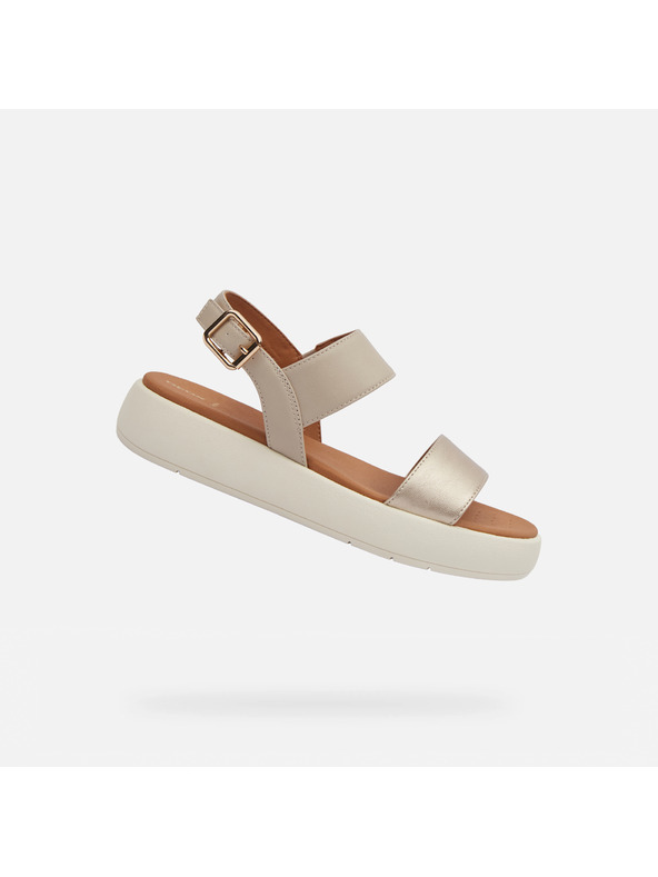 Geox Béžové dámské sandály Geox Camalei