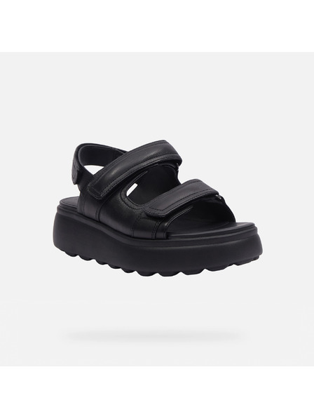 Geox Černé dámské sandály Geox Spherica EC4.1 S