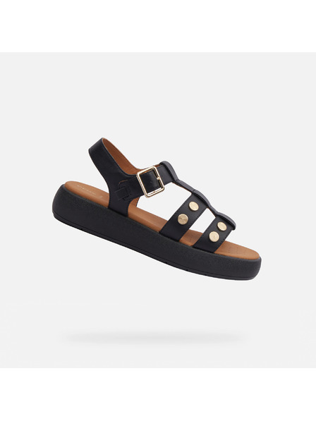 Geox Černé dámské sandály Geox Camalei
