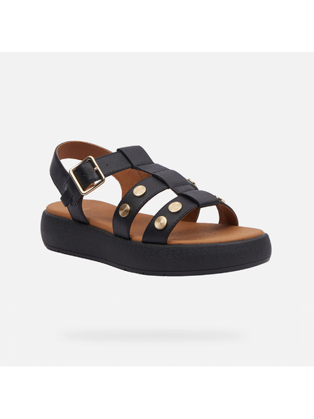 Geox Černé dámské sandály Geox Camalei