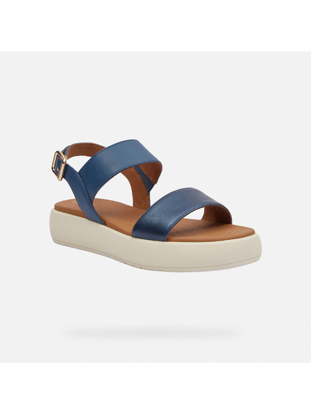 Geox Světle modré dámské sandály Geox Camalei