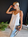 Edoti Dámský krajkový top v boho stylu SLR092 - bílý OTHER