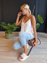 Edoti Dámský krajkový top v boho stylu SLR092 - bílý OTHER
