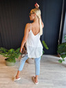 Edoti Dámský krajkový top v boho stylu SLR092 - bílý OTHER