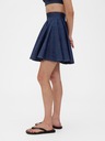 GAP Džínová plisovaná mini sukně GapStudio by Zac Posen GAP