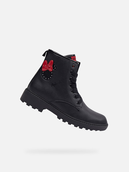 Geox Černá dívčí kotníková obuv Casey Girl