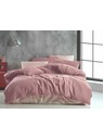 Kvalitex Prodloužené mušelínové povlečení 140x220, 70x90cm růžové
