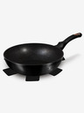 Berlingerhaus Pánev WOK s mramorovým povrchem 30 cm Black Rose Collection BERLINGERHAUS