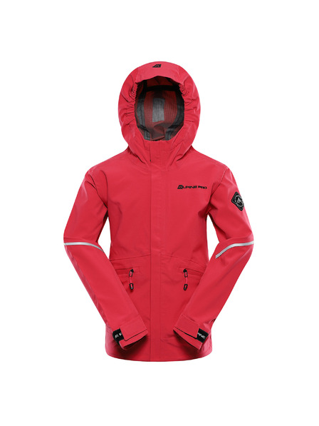 ALPINE PRO Dětská bunda s ptx membránou ALPINE PRO ZARRO raspberry