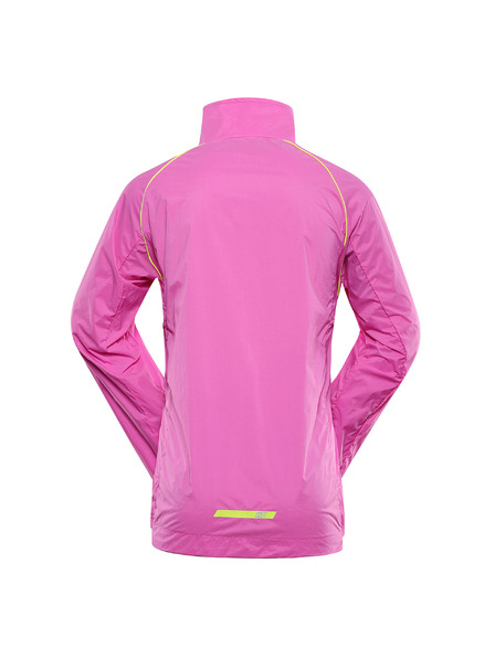 ALPINE PRO Dětská ultralehká bunda s úpravou dwr ALPINE PRO SPINO 2 neon pink