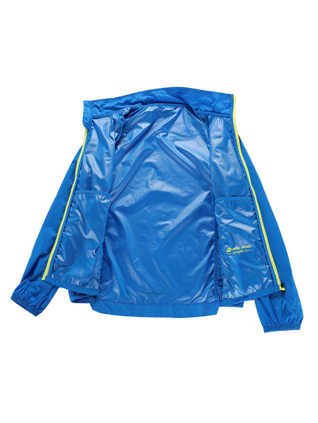 ALPINE PRO Dětská ultralehká bunda s úpravou dwr ALPINE PRO SPINO 2 electric blue lemonade