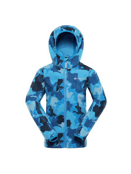 ALPINE PRO Dětská softshellová bunda s membránou ALPINE PRO EZORO blue jewel varianta pa