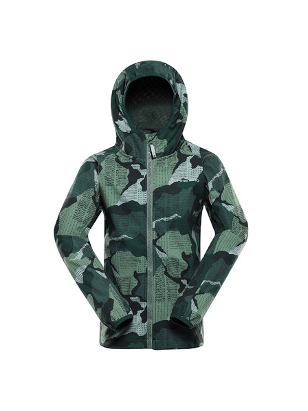 ALPINE PRO Dětská softshellová bunda s membránou ALPINE PRO EZORO myrtle varianta pa