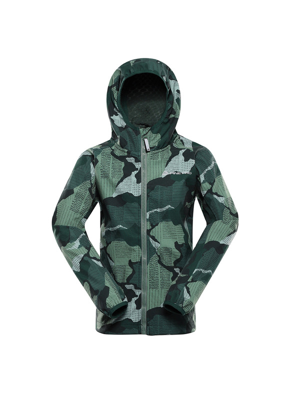 ALPINE PRO Dětská softshellová bunda s membránou ALPINE PRO EZORO myrtle varianta pa
