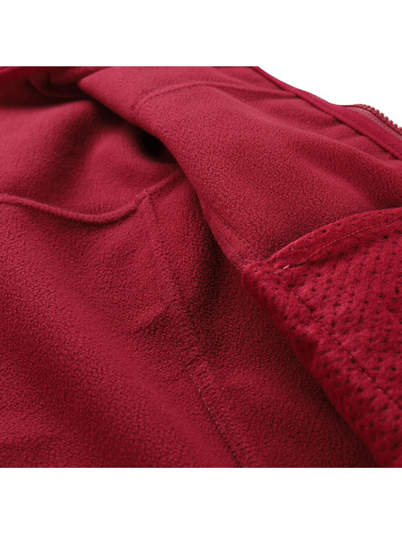 ALPINE PRO Detská softshellová bunda s membránou ALPINE PRO OMANO 2 raspberry