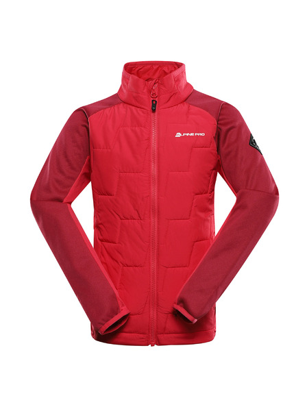 ALPINE PRO Dětská mikina s merino výplní ALPINE PRO JORWO raspberry