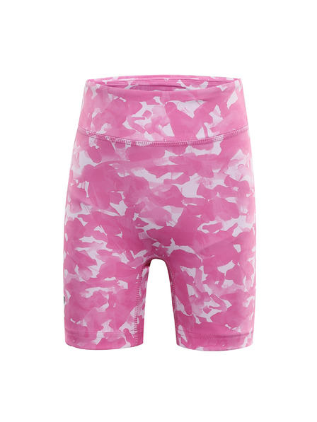 ALPINE PRO Dětské krátké rychleschnoucí legíny ALPINE PRO ELO neon pink varianta pb