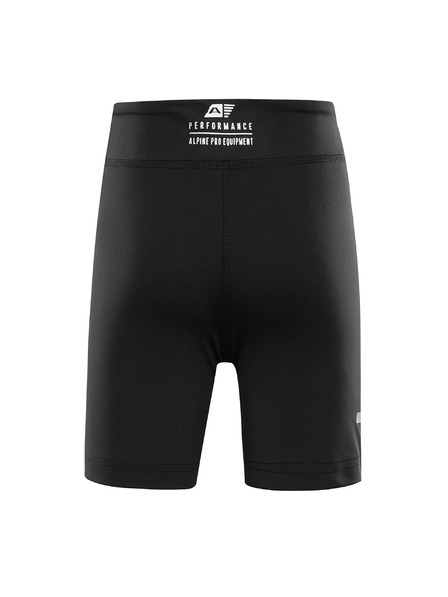 ALPINE PRO Dětské krátké rychleschnoucí legíny ALPINE PRO ELO black