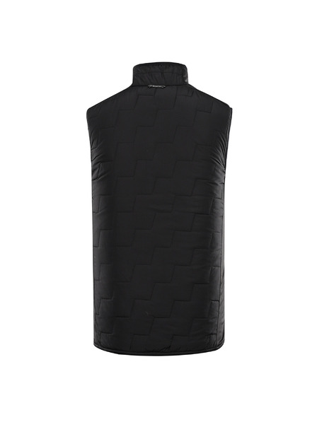 ALPINE PRO Pánská vesta s merino výplní ALPINE PRO NERC black