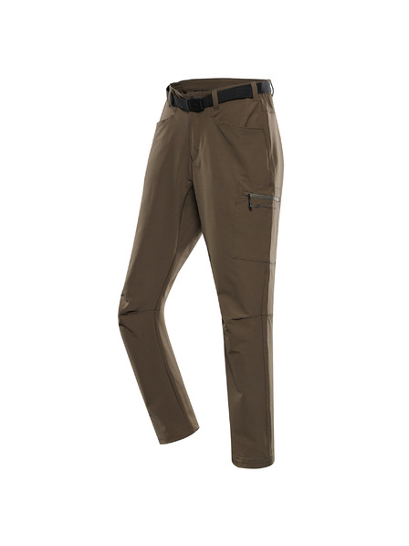 ALPINE PRO Pánské sofshellové kalhoty s cool dry ALPINE PRO CORB stone gray
