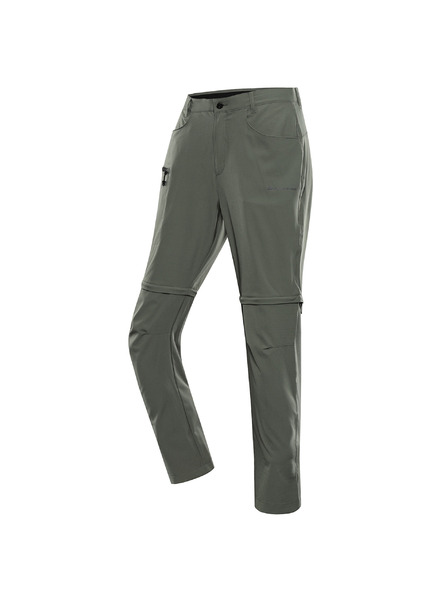ALPINE PRO Pánské rychleschnoucí kalhoty s cool dry ALPINE PRO NESC 2 olivine