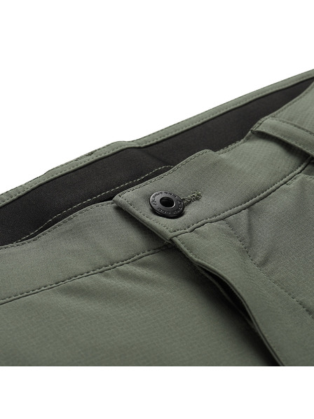 ALPINE PRO Pánské rychleschnoucí kalhoty s cool dry ALPINE PRO NESC 2 olivine