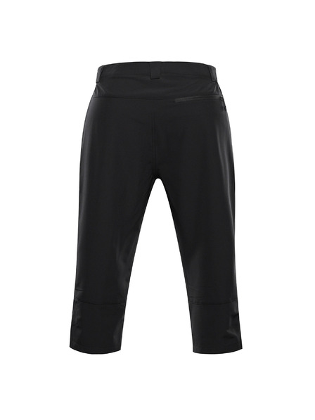 ALPINE PRO Pánské softshellové capri kalhoty ALPINE PRO WEDER 2 black