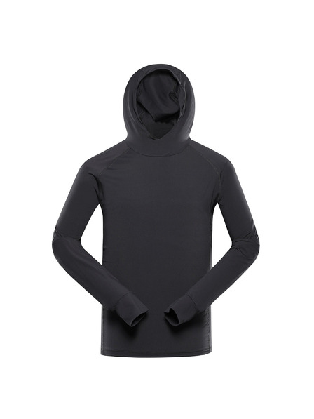 ALPINE PRO Pánská funkční mikina s reflexními prvky ALPINE PRO IZAR dk.true gray