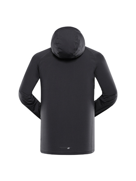 ALPINE PRO Pánská funkční mikina s reflexními prvky ALPINE PRO IZAR dk.true gray