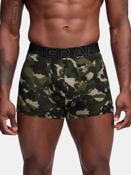 Under Armour Pánské boxerky Under Armour M UA Perf Cotton Nov 3in-GRN