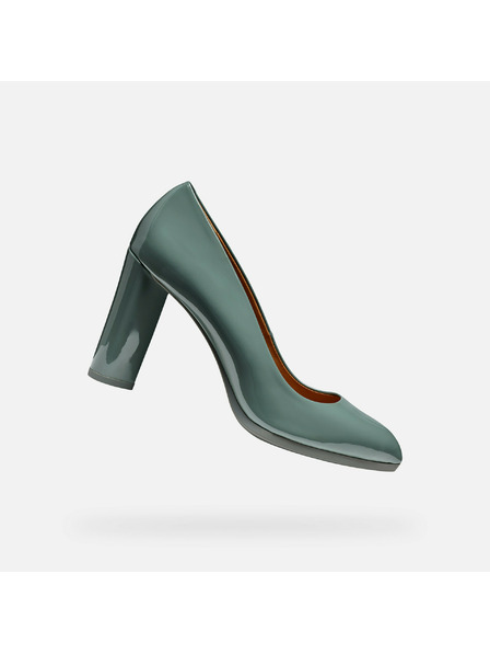 Geox Světle zelené dámské lodičky Geox Walk Pleasure 90