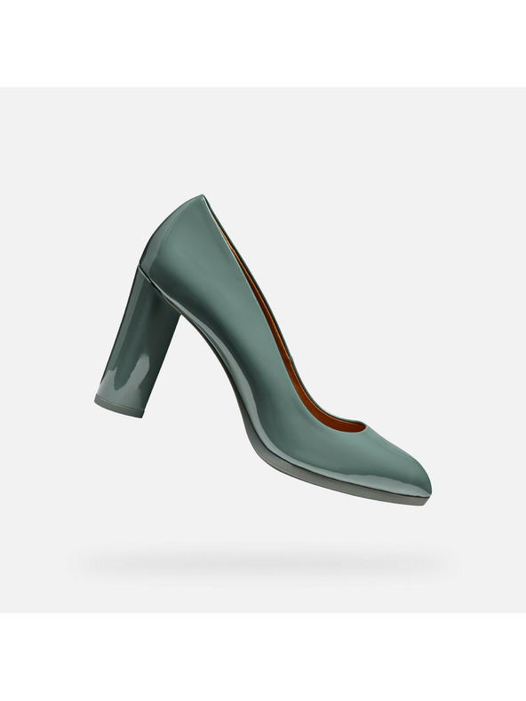 Geox Světle zelené dámské lodičky Geox Walk Pleasure 90