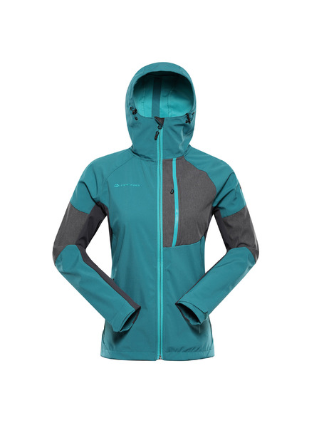 ALPINE PRO Dámská sofshellová bunda s úpravou dwr ALPINE PRO ESPRITA 2 bayou
