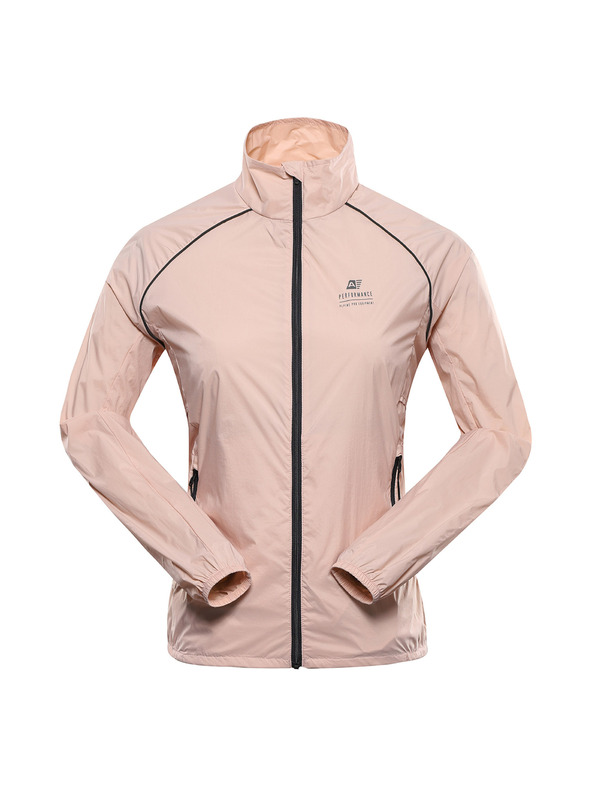 ALPINE PRO Dámská ultralehká bunda s úpravou dwr ALPINE PRO SPINA 2 peach whip